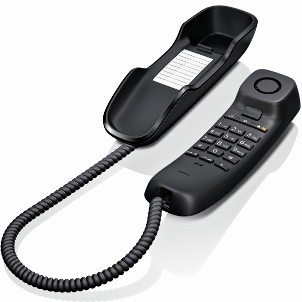 Teléfonos fijos, teléfono de pared con cable de escritorio con cable,  teléfono fijo sin identificación de llamadas con función de  redireccionamiento