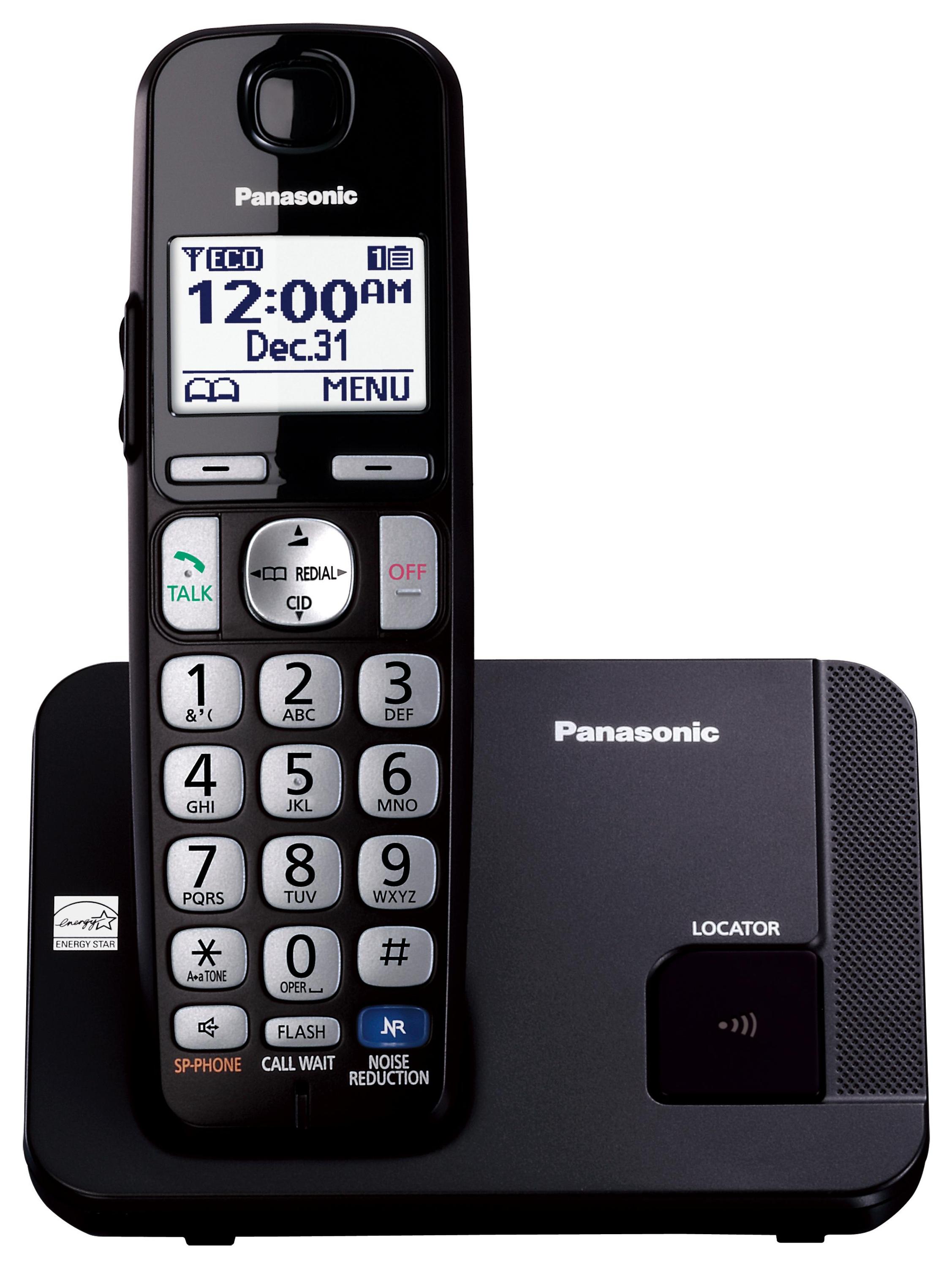 Paquete de 2 Teléfonos Inalámbricos Panasonic con Pantalla LCD